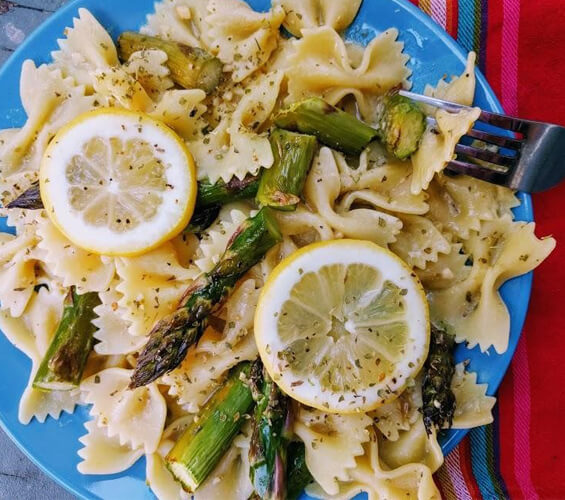 Summery lemon pasta