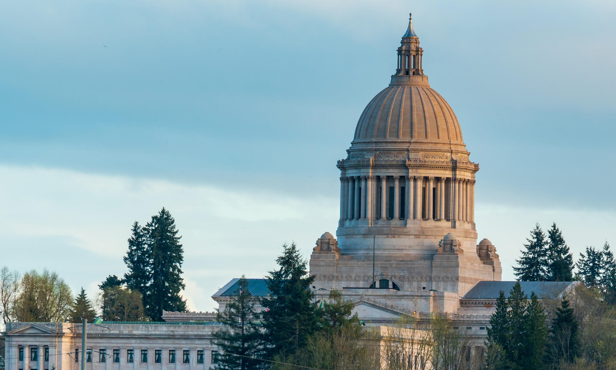 Olympia legislative mast